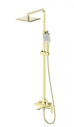 Душевая стойка Wonzon&Woghand Diamond WW-88739011-BG брашированное золото