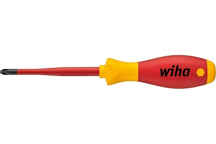 Отвертка Wiha SoftFinishelectric slimFix PZ2, 100 мм 35396