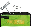 Коса бензиновая двухтактная PROCRAFT 52см3, 1,9 л.с., леска, 2 диска, нож, неразборный вал, быстросъемная, электростарт T4200FT
