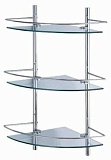 Полка WasserKRAFT K-3133 тройная угловая