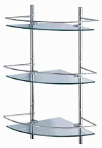 Полка WasserKRAFT K-3133 тройная угловая