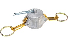 Камлок соединение типа DC (0.5&quot;; заглушка для ниппеля; алюминий) TITAN LOCK TL50DCAL