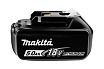 Аккумулятор Makita BL1850B LXT 18 В, 5 Ач, индикатор заряда, полиэтиленовый пакет, 1 шт 632G59-7
