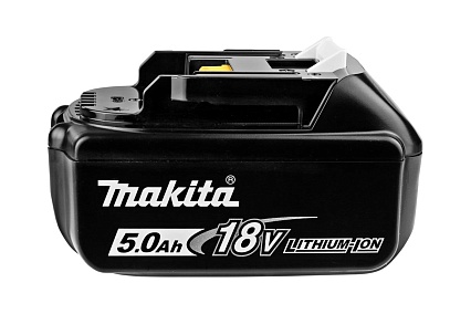 Аккумулятор Makita BL1850B LXT 18 В, 5 Ач, индикатор заряда, полиэтиленовый пакет, 1 шт 632G59-7