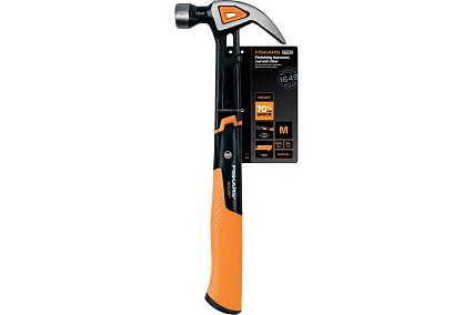 Молоток с загнутым гвоздодёром Fiskars M 16oz 13.5 дюймов 1027202