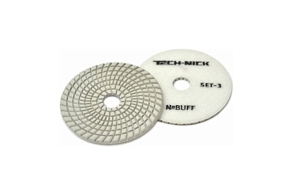 Круг алмазный гибкий шлифовальный АГШК Set-3 100x3.5 мм, №BUFF, wet/dry TECH-NICK 111120005