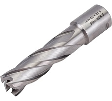 Сверло корончатое HSS по металлу (16х55/88 мм; Weldon 19) D.BOR CD-HSS-055-016-W