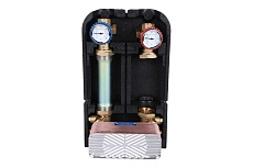 Насосная группа STOUT с 34 пластинами, с насосом, в теплоиз. Grundfos UPSO25-65 SDG-0038-342502 RG008U9S95RRLF