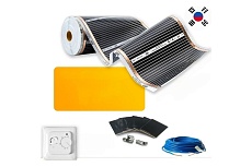 Комплект теплого пола с механическим терморегулятором Манотек 5 м² infra_pol_5