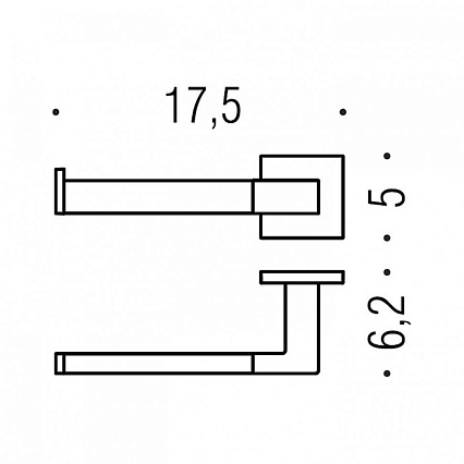 Держатель туалетной бумаги Colombo Basic Q B3708D.CR хром