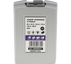Набор зенковок H-Tools 60гр. 6.3-20.5мм DIN334C 3z HSSE-Co5 6шт 896806EHT
