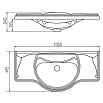 Раковина Roca America 105 см