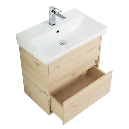 Мебель для ванной BelBagno Neon 50 см, 2 ящика, Pino Bianco