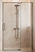 Душевая дверь Vincea Экстенза (Extenza) VDP-4EX9010CLGM 90/100x195 вороненая сталь, прозрачная