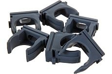 Клипса для крепления труб WaterLine 20 мм серый 6 шт 005760