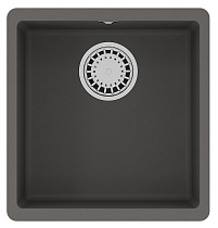 Кухонная мойка Lemark Sinara 400-U 40 см серый шёлк, 9910065
