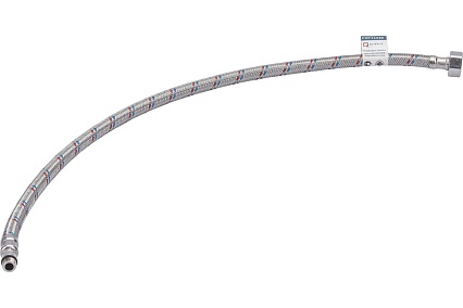 Подводка для смесителей СТМ сталь 1/2xM10x60 см., короткий штуцер CWFSS060