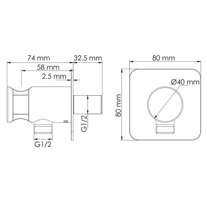 Смеситель WasserKRAFT Ems A7651.280.238.216 с гигиеническим душем, глянцевое золото