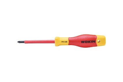 Диэлектрическая отвертка крестовая Wokin PH1x80 мм 1352859