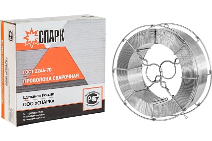 Проволока сварочная Св-06x19Н9Т 2 мм на катушке К200-52 (BS200) СПАРК 4673727887382