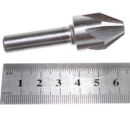 Зенковка коническая (20x28x64 мм, 60 град, хв 10 мм, Р6М5, тип 5) Гост 14953-80 ИНСТУЛС 00001418498