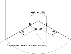 Поддон для душа Радомир 1-11-0-0-0-001 93x93 радиальный