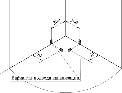 Поддон для душа Радомир 1-11-0-0-0-001 93x93 радиальный