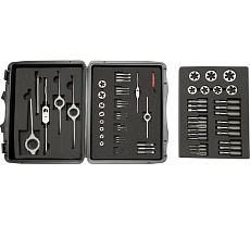 Набор метчиков и плашек Bucovice Tools M30 M3-M30, HSS, 73пр 340300