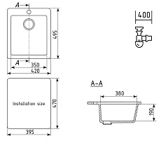 Кухонная мойка Ulgran Classic U-404-302 42 см песочный