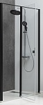 Душевая дверь Allen Bray Priority 90x200 3.31003.BBA прозрачная, черный браш
