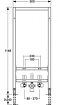 Инсталляция для биде MEPA VariVIT 549006