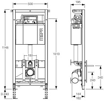 Инсталляция для унитаза MEPA VariVIT A31 Mondo 514809