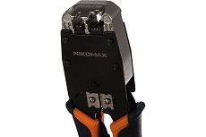 Обжимной профессиональный инструмент RJ45/8P8C, RJ12/6P6C, RJ11/6P4C Nikomax NMC-500R