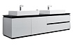 Тумба с раковиной Orans BC-6023-1800 180 см белый глянец