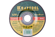 Отрезной абразивный круг Kraftool по нержавеющей стали для УШМ 125x0.75x22.23 мм 36252-125-0.75