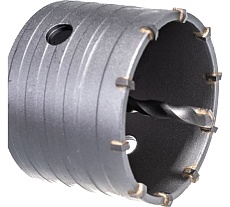Коронка в сборе по бетону (80 мм; М22) Vertextools 222-0080