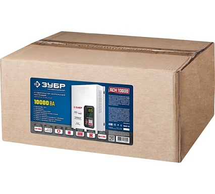 Автоматический стабилизатор напряжения Зубр Профессионал 10000ВА 59387-10