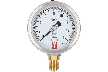 Манометр ДМ 2 100 Р (0-16) бар, кл.1.0, G1/2" BD 1152100010