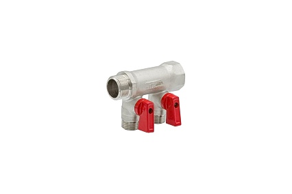 Коллектор VRT 3/4"x1/2", с отсечными кранами, 2 выхода 531861