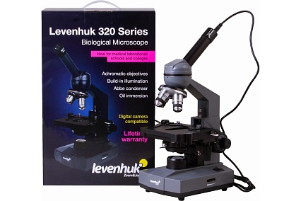 Цифровой монокулярный микроскоп Levenhuk D320L BASE, 3 Мпикс 73812
