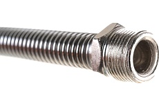 Подводка для газа СТМ ГАЗ сильфонная, 3/4&quot;, гайка-штуцер, 250 см CGHM3425