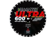 Диск сегментный по асфальту Laser ULTRA 600x4.6x10/16х35/25.4 мм, 36/30+6z, wet/dry Diamaster 001.000.8199