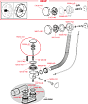 Слив-перелив Alcaplast A55K-80-RU-01 80 cм