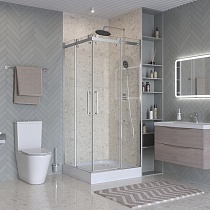 Душевой уголок BelBagno MARINO-2-A-2-90-C-CR 90x90 прозрачный, хром