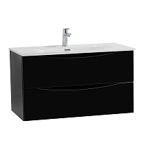 Тумба с раковиной BelBagno Marino-Cer-N 100 см Nero Lucido