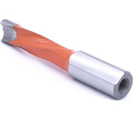 Сверло присадочное усиленное глухое KJ2-A50104L (8х57 мм; хв-к 10 мм; левое вращение) МНОГОФРЕЗ 6639