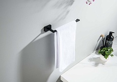 Полотенцедержатель Aquatek Либра AQ4319MB черный матовый