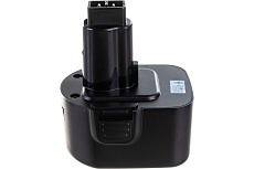 Аккумулятор для электроинструмента DeWalt (Ni-Cd, 12В, 2Ач) Topon PN: DC9071 TOP-PTGD-DE-12/A/2