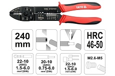 Съемник изоляции Yato 240 мм YT-22930