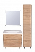 Мебель для ванной Style Line Атлантика 60 см напольная, ясень перламутр